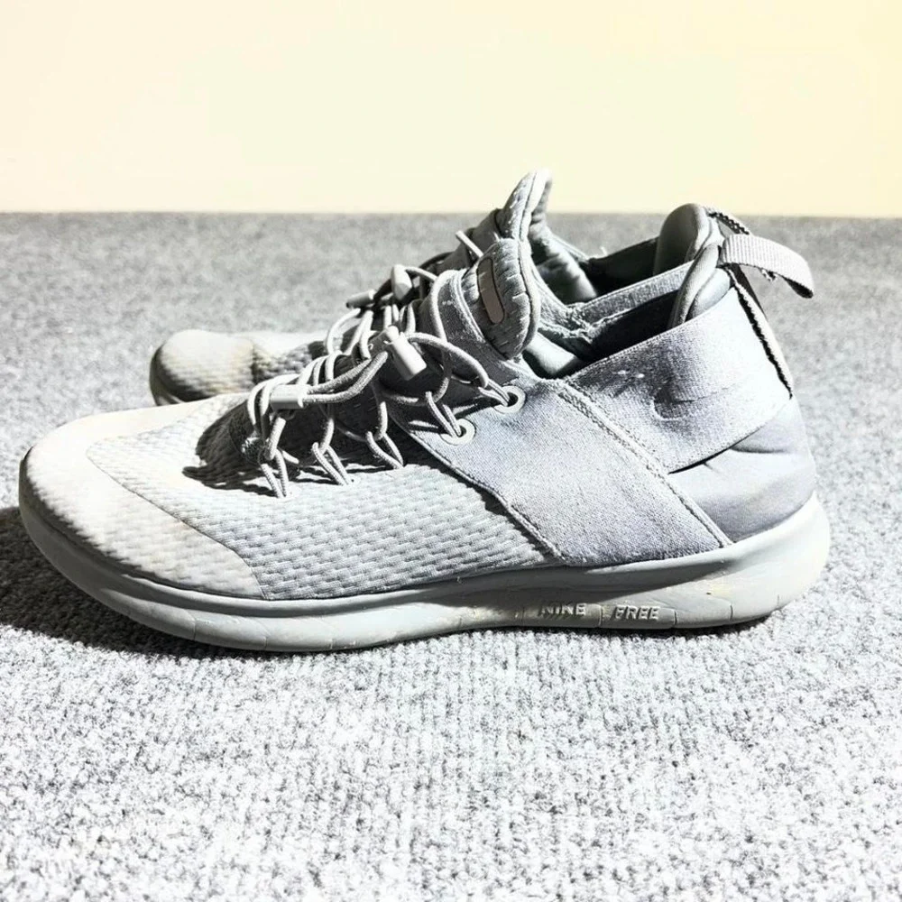Nike Free RN Commuter 2017 Grey Running Shoes Womens 8.5‎ 880842-002 Sneaker